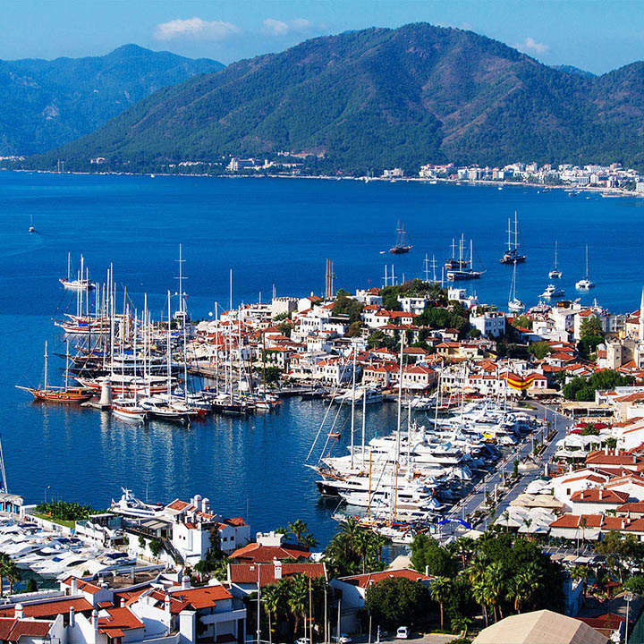 MARMARIS BY CATAMARAN - BOAT FROM RHODES - Faliraki Tours