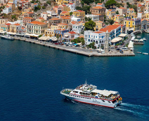 SYMI ISLAND & PANORMITIS BY BOAT