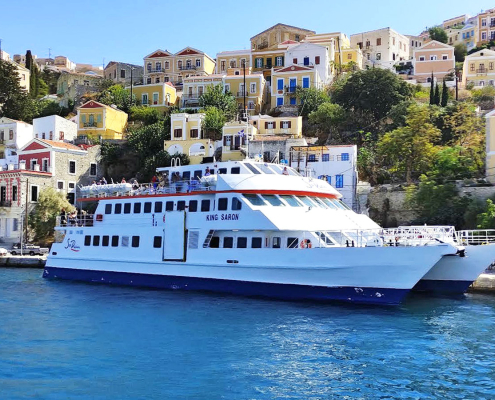 SYMI ISLAND & PANORMITIS BY CATAMARAN