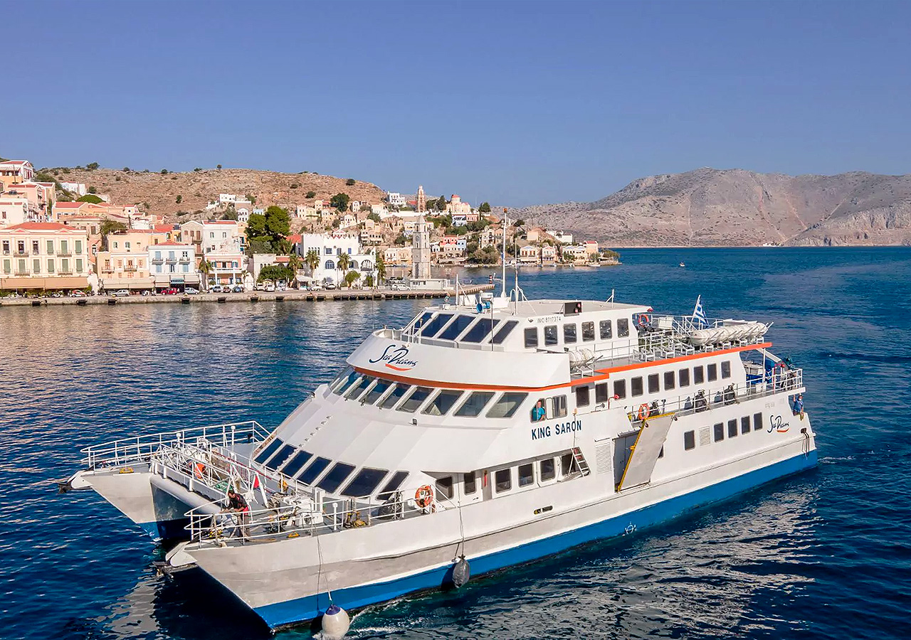 SYMI ISLAND & SUNSET BY CATAMARAN